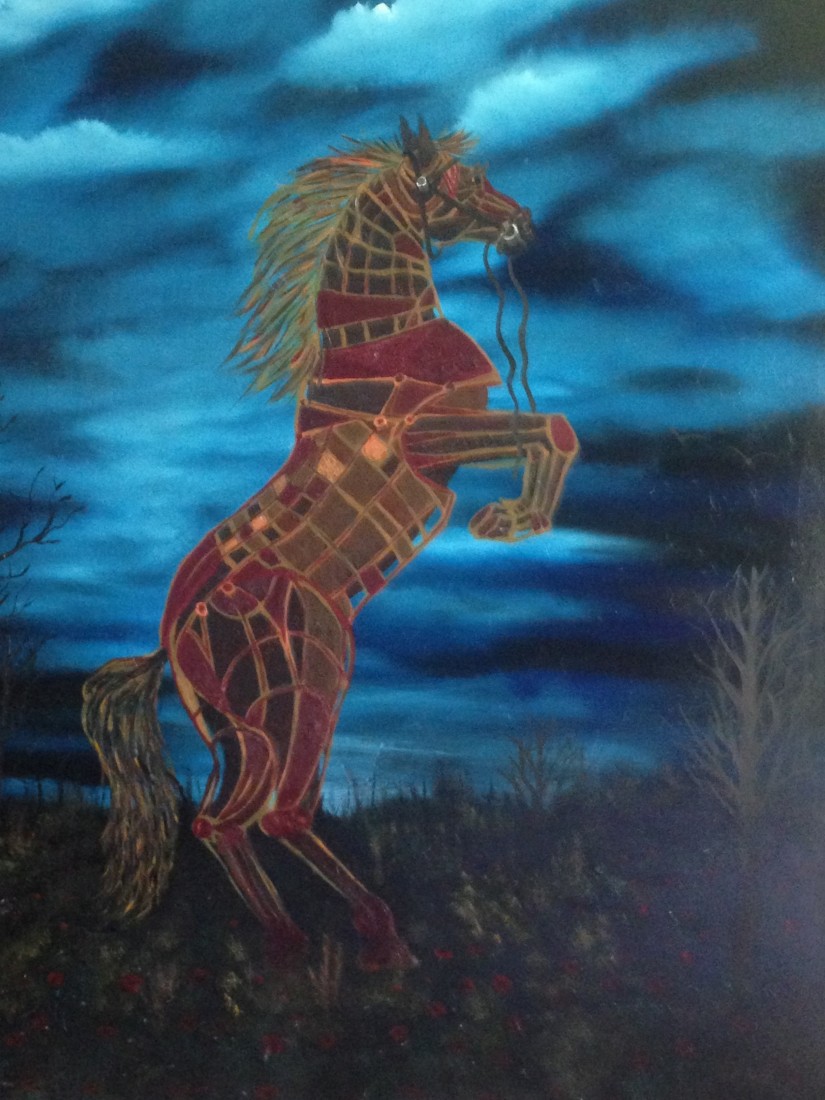 The War Horse IR painted 2014